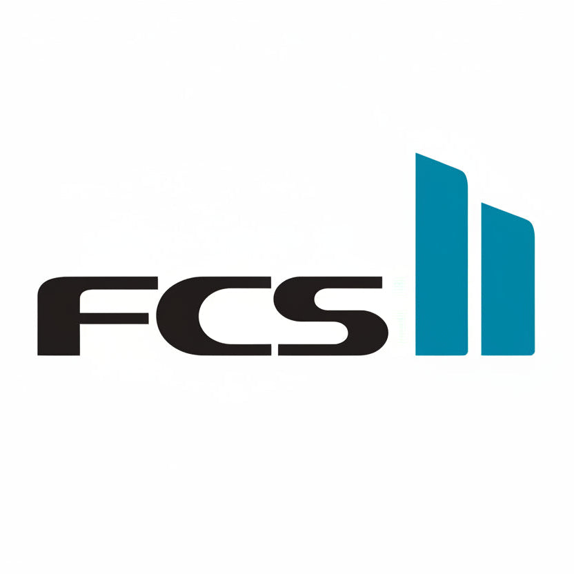 FCS logo with 'FCS' text and blue vertical bars on a white background
