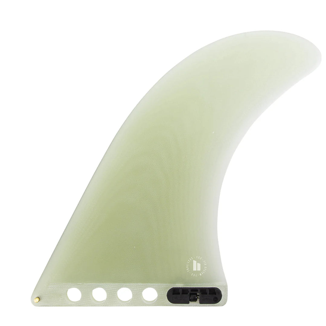Surfboard fin on a white background