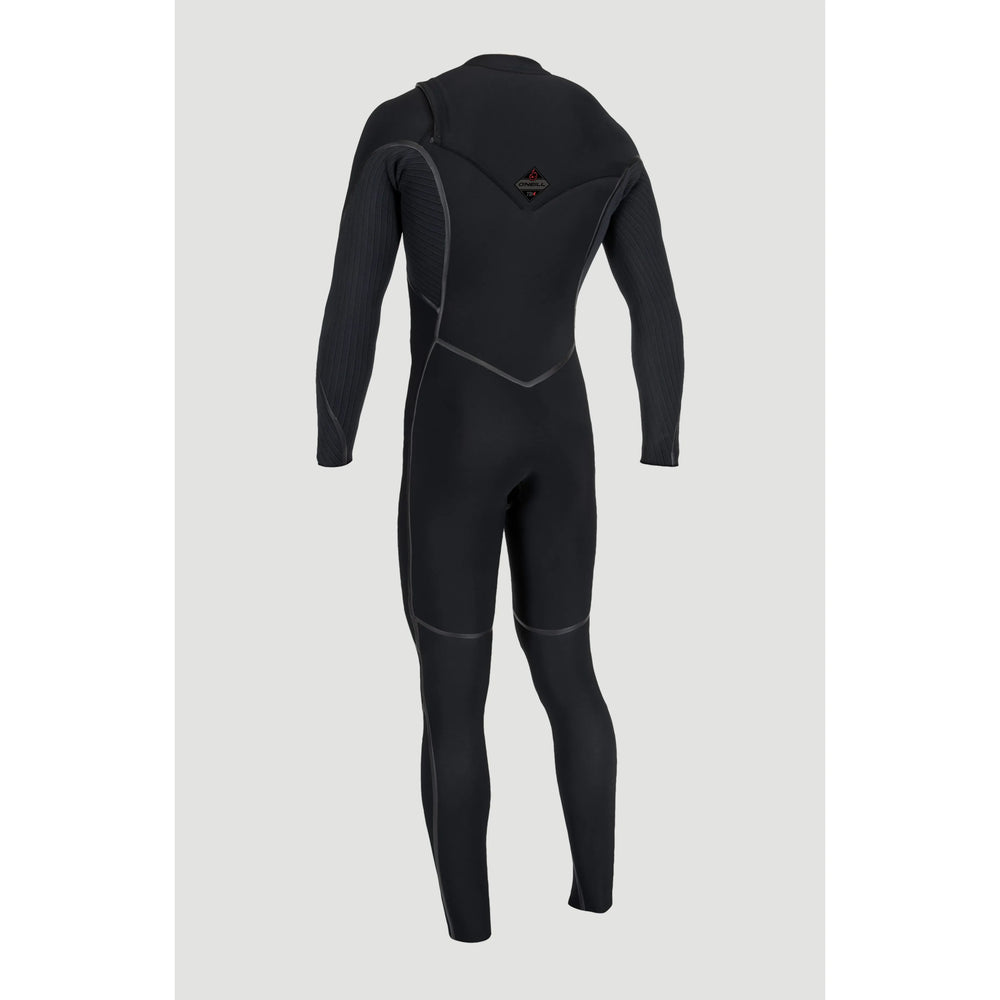 Black wetsuit on a light grey background