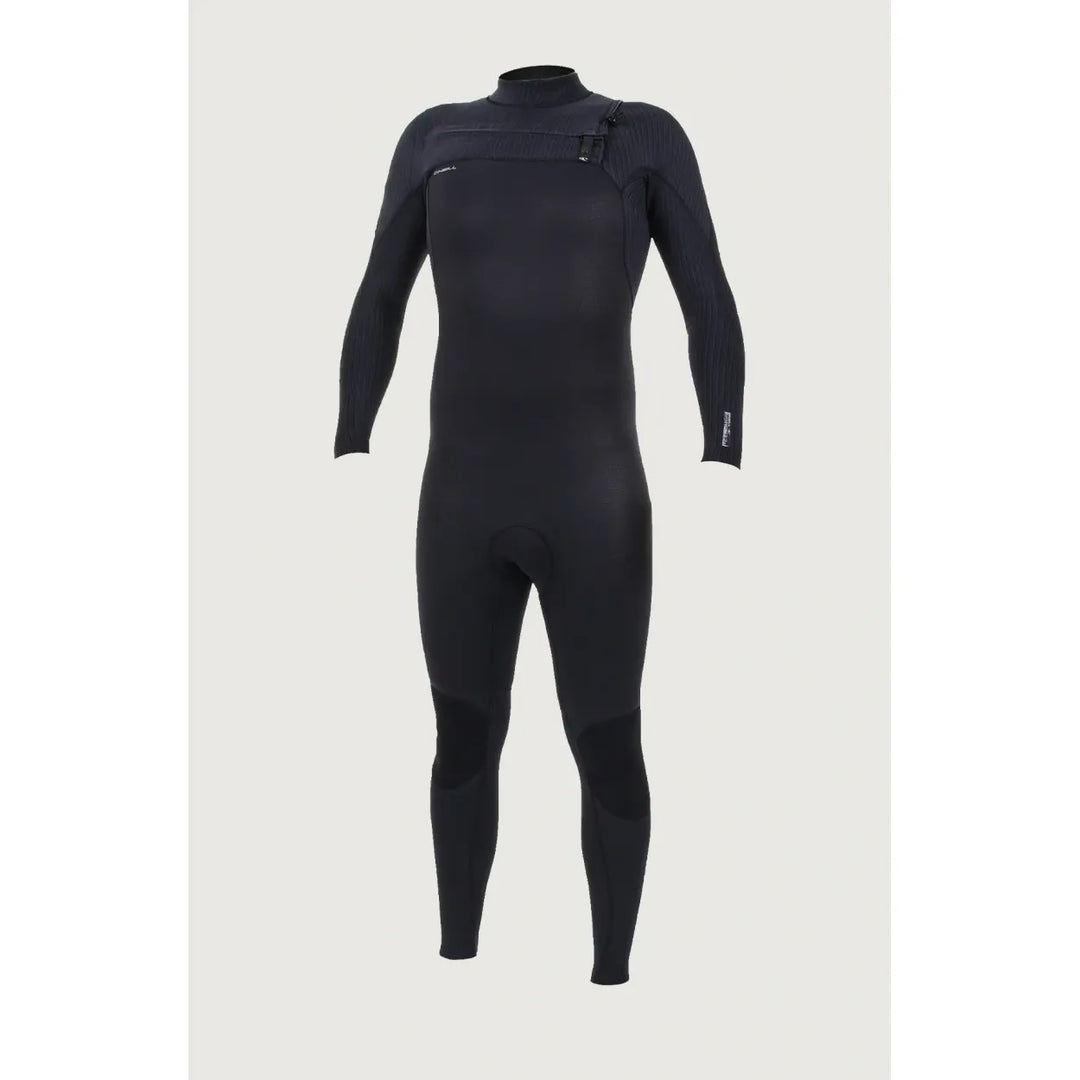 Black wetsuit on a light grey background