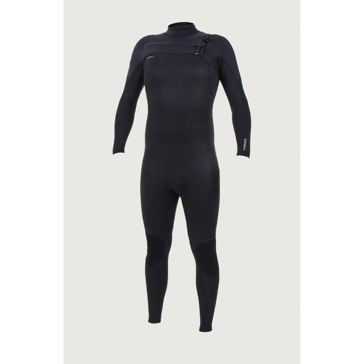 Black wetsuit on a light grey background