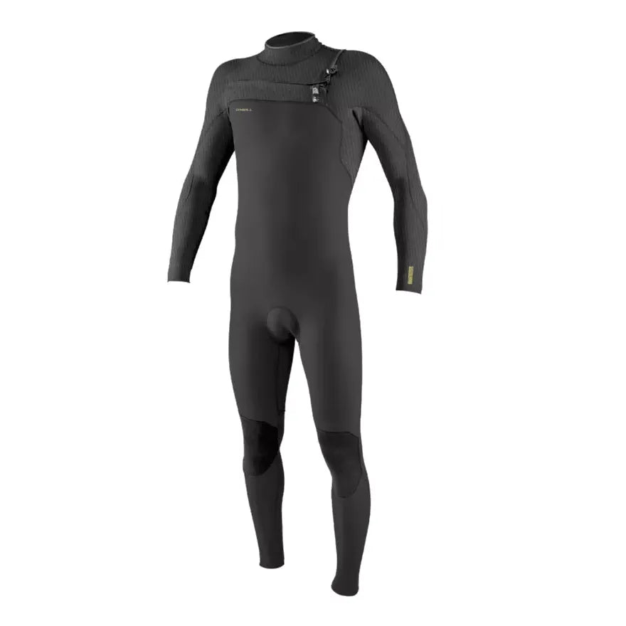 Black wetsuit on a white background