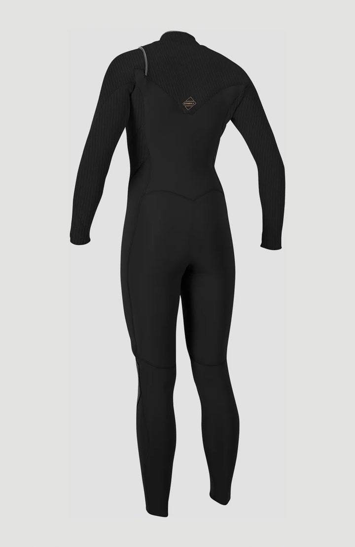 Black wetsuit on a white background