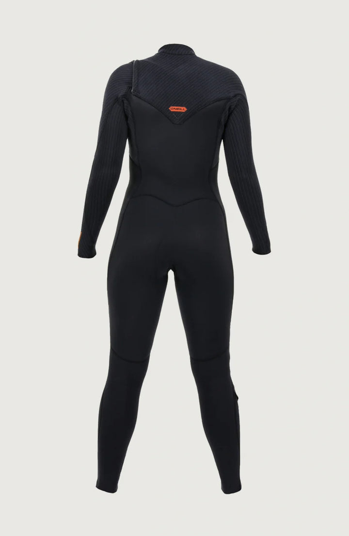 Black wetsuit on a light gray background