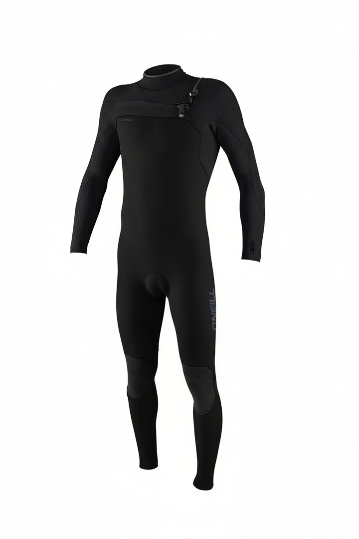 Black wetsuit on a white background