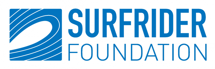 Surfrider Foundation logo with blue wave design and text