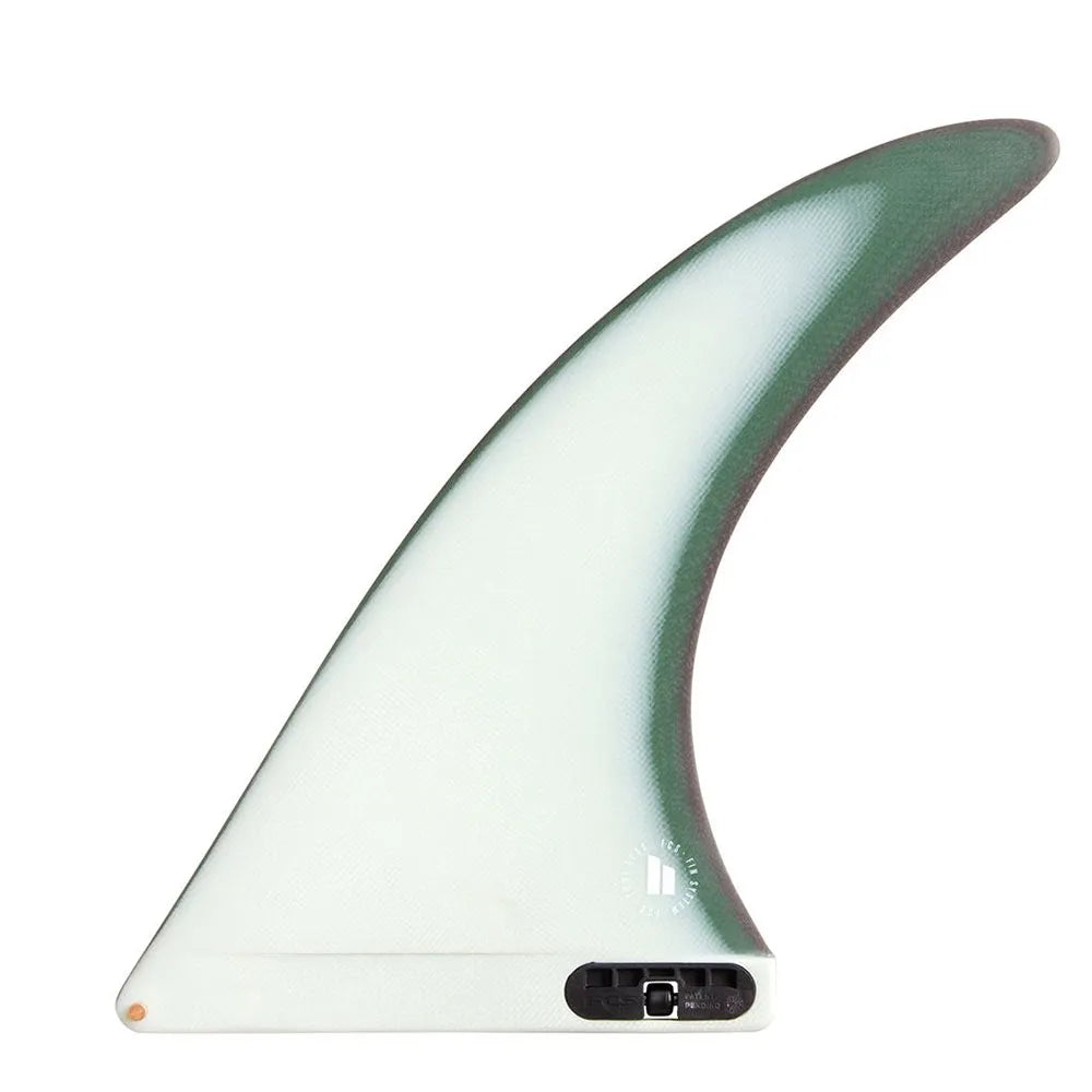 Surfboard fin on a white background