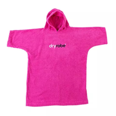 Pink hooded towel with &