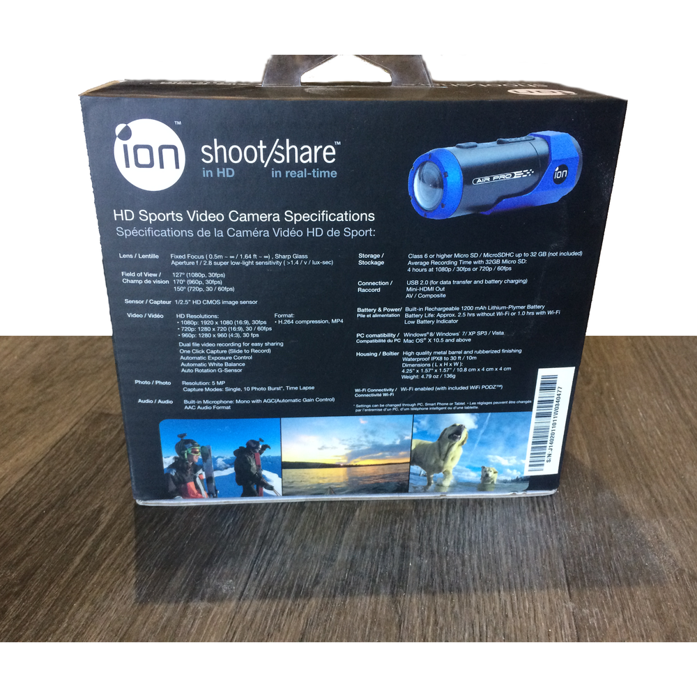Xtras - ION Air Pro Lite HD Sports Video Camera - Skindog Surfboards